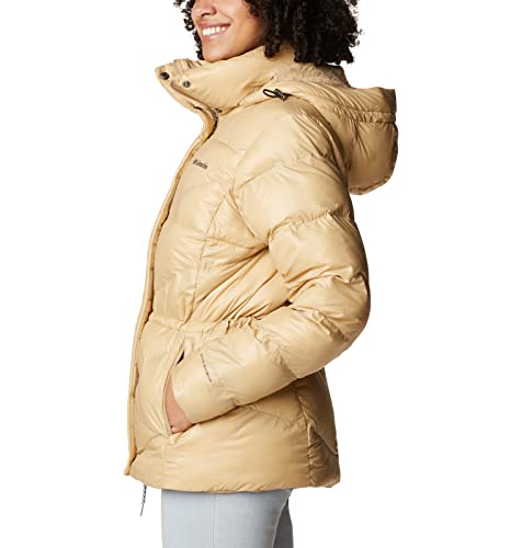 Columbia Jaqueta feminina com capuz e isolamento Peak to Park II, bronze de praia, médio