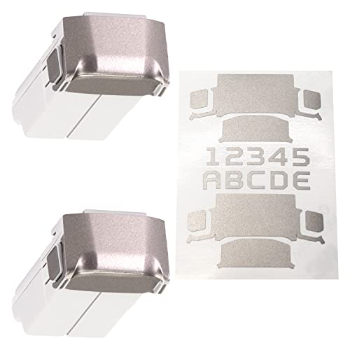 Image of WRAPGRADE Skin Stickers Compatible with DJI Mini 4 Pro /Mini 3 Series | Two Batteries (Titanium)