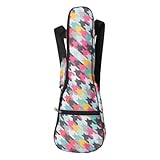 VANZACK Bolsa De Ukelele PortáTil E Impermeable para Guitarra Concierto con Compartimento para Accesorios Funda Resistente para Transporte Al Aire Libre DiseñO Unisex Y PráCtico