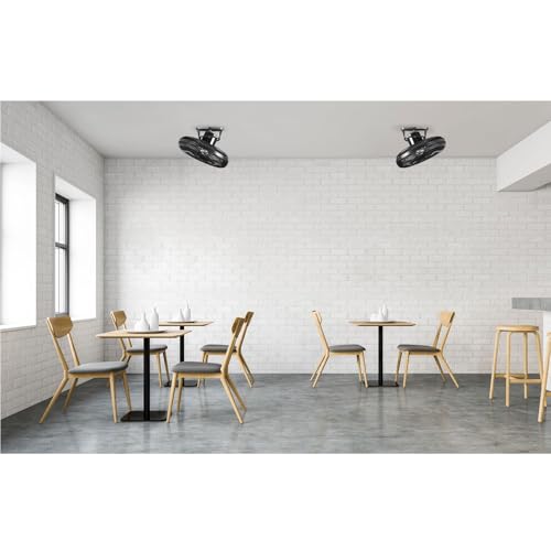 Venti-Delta Premium 360 Ventilador de Teto 50cm Grade Plástica Bivolt Preto