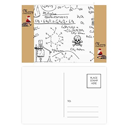 Cartes postales de remerciement Père Noël Calculus pour dire merci après les fêtes