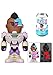 DC Super Powers Hero Figures Activate Robin Soda GO tin Can Beast Boy & Cyborg Comics Guy + Starfire Pop Character Display Teen Titans 4