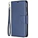 Produktbild CTIUYA Schutzhülle für Samsung Galaxy A31 / A51, Hülle Handyhülle Leder Klapphülle Brieftasche Flip Case mit Magnet Ständer Silikonhülle Cover Handytasche Lederhülle für Galaxy A31 / A51,Dunkelblau