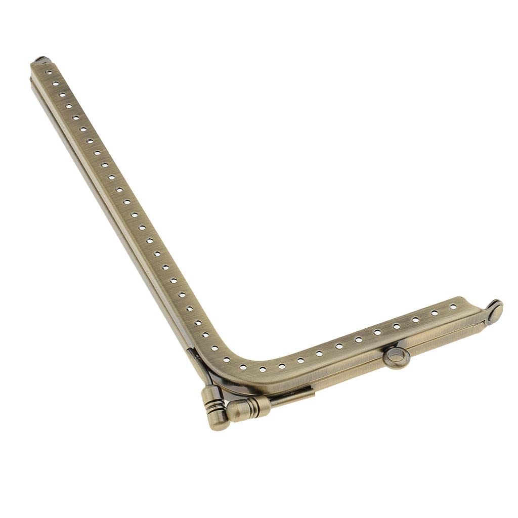 Bronze L Shaped Metal Purse Bag Making Frames with Kiss Clasps 16.5x9.5cm|Crafts | Sewing |1 Pieces L shape Purse Frame-image-22