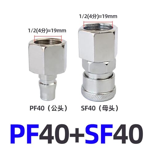 Connecteur rapide pneumatique autobloquant contre la perte d'air - 3