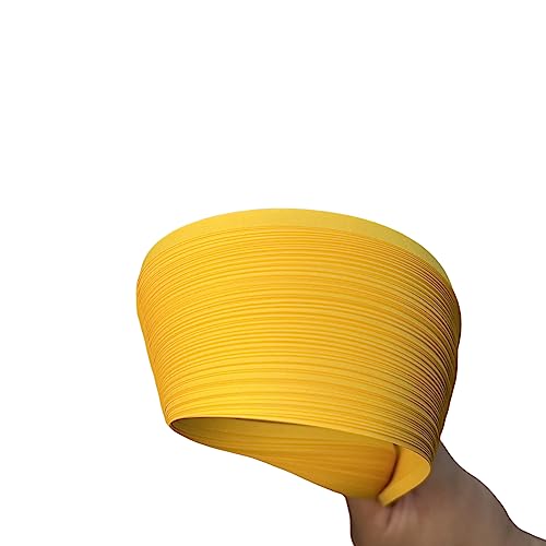 Goldfarbene Quilling-Papierstreifen, 5 mm, 3 mm, 10 mm, Papierstreifen, filigranes Handwerk, 53,3 cm Länge, 120 Stück (5 mm)
