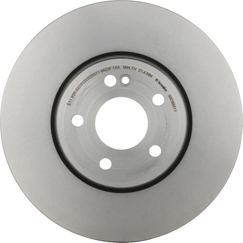 Disque de frein arrière à traitement UV Brembo réduisant la corrosion pour jantes ouvertes