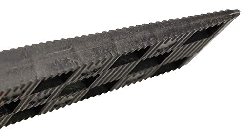 KOTARBAU® 25er Set Montagekeile Kunststoff 150 x 44 x 20 mm für Fenster Türen Türzarge Fensterrahmen Schwarz