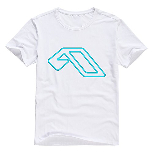 Men's 10 Years Of Anjunabeats Above Beyond Swag 100% Cotton T Shirt White US Size M