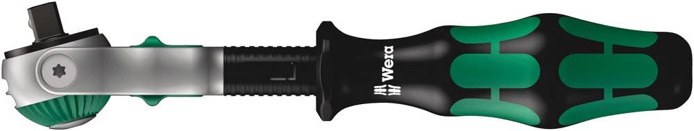 WERA 5003500001 8000 A Zyklop Speed Ratchet, 1/4 Zoll x 152 mm Silver