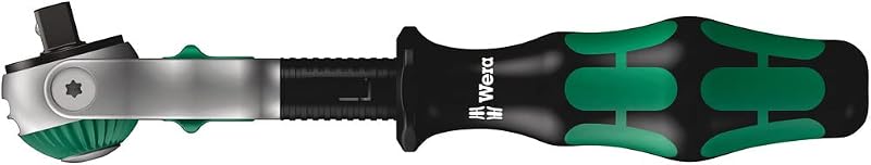 Chave catraca Zyklop Speed 1/4" com cabeça articulada Wera 8000 A, 72 dentes, 15,2 cm — WER05003500002