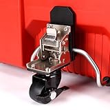 Atesilor Upgraded Packout Caster Wheel Kit, Steel Construction Front Wheel with Brake for Milwaukee Packout Rolling Toolbox, 200 Lbs Capacity