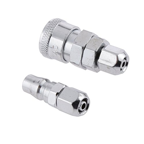 Image of Pneumatic Quick Connector PP20 + SP20 8mm OD Air Pipe Line Hose Quick Fittings Coupler