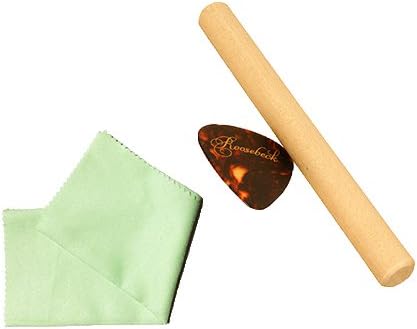 Roosebeck Whitewood Noter and Pick for Mountain Dulcimer w/Bonus Microfiber Polish Cloth