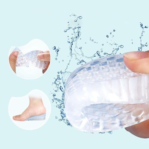 Plantillas elevadoras transparentes de silicona para hombre y mujer miniatura 3