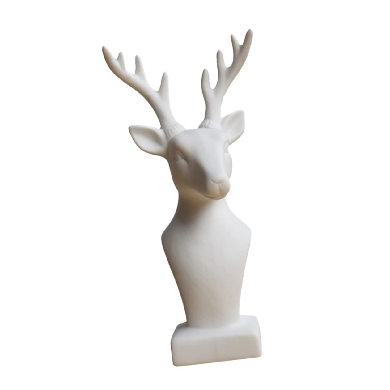 Tête de cerf unique céramique pour sublimer votre salon moderne