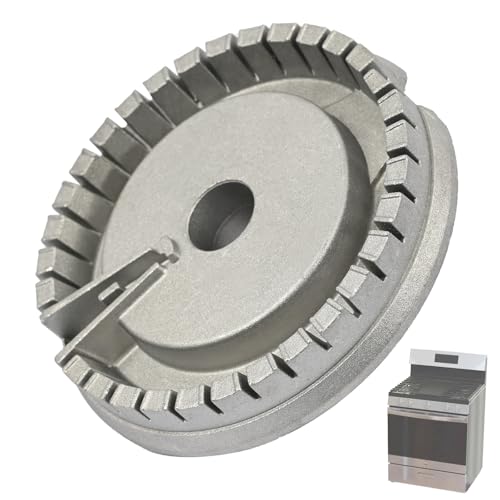 Promrmr WB16X24722 Large Surface Burner Base Compatible With General Electric/Haier Cooktop Range Replace AP5986249, PS11726674, 4454597 Oven Gas Range Surface Burner Base Replacement Repair Parts