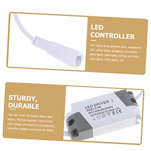 WOONEKY Driver De LED Fonte De Alimentação Externa Luzes De Teto Externas Luzes De Painel LED 12V A