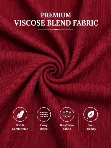 Image of Preneum Girl's & Women's Solid Color V-Neck A-Line Maxi Dress for Women | New Year Party Outfit | Waist Cinched Puff Sleeve Western | Elegant Casual Wear (Availble in Plus Size)