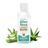 Eden Dews Organic Aloe Vera Gel 100% Gel, Moisturizing, Face Skin & Hair Care, Made in USA, Unscented (1, (2 Oz))