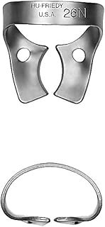Hu-Friedy RDCM26N #26N Rubber Dam Clamp, Satin Steel
