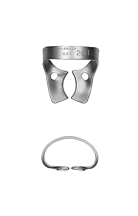 Hu-Friedy RDCM26N #26N Rubber Dam Clamp, Satin Steel