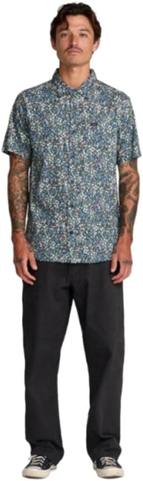 RVCA Men's Anytime Short Sleeve Woven