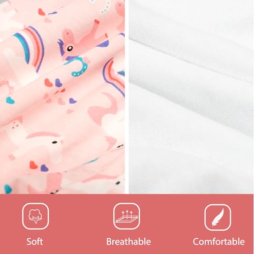 Image of MooMoo Baby Waterproof Diaper Pants for Potty Training 2 Packs Nighttime Diaper Pants for Girls