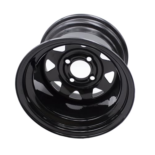12x8.5 WHEEL RIM 4/4 for Zero Turn Mowers Garden Lawn Tractors Heavy equipment 12 x 8.5 Rim 4 Lugs Bolt Circle 4 inch,backspace 2.5 inch