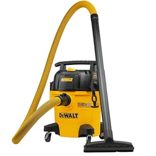 DEWALT Shop 5 Gallon 4 HP Stealthsonic Wet/Dry Vacuum Cleaner Dxv05P-Qtb Ultra Quiet Poly Shop Vacuum Cleaner with Powerful Suction for Garage, Construction Site and Workshop