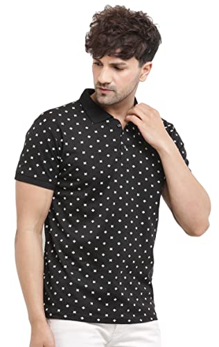 Image of LEOTUDE Men's Cotton Regular Fit T-Shirt