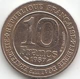 generisch Frankreich KM-Nr. : 961 1987 vorzüglich Aluminium-Nickel-Bronze 1987 10 Francs Hugo Capet (Münzen für Sammler)