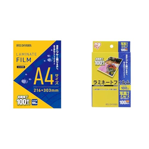 �y�Z�b�g�����z�A�C���X�I�[���}(IRIS OHYAMA) ���~�l�[�g�t�B���� 100��m A4 �T�C�Y LZ-A4100R + ���~�l�[�g�t�B���� 100��m �ʐ^L �T�C�Y LZ-PL100 �e100����