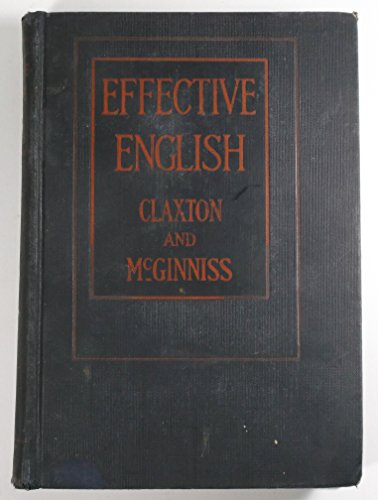 Effective English B00JK9TQ52 Book Cover