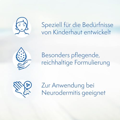 Ladival Kinder Sonnenmilch LSF 50+ – Parfümfreie Sonnenschutzlotion für Kinder – ohne Farb- und Konservierungsstoffe – wasserfest – 1 x 200 ml