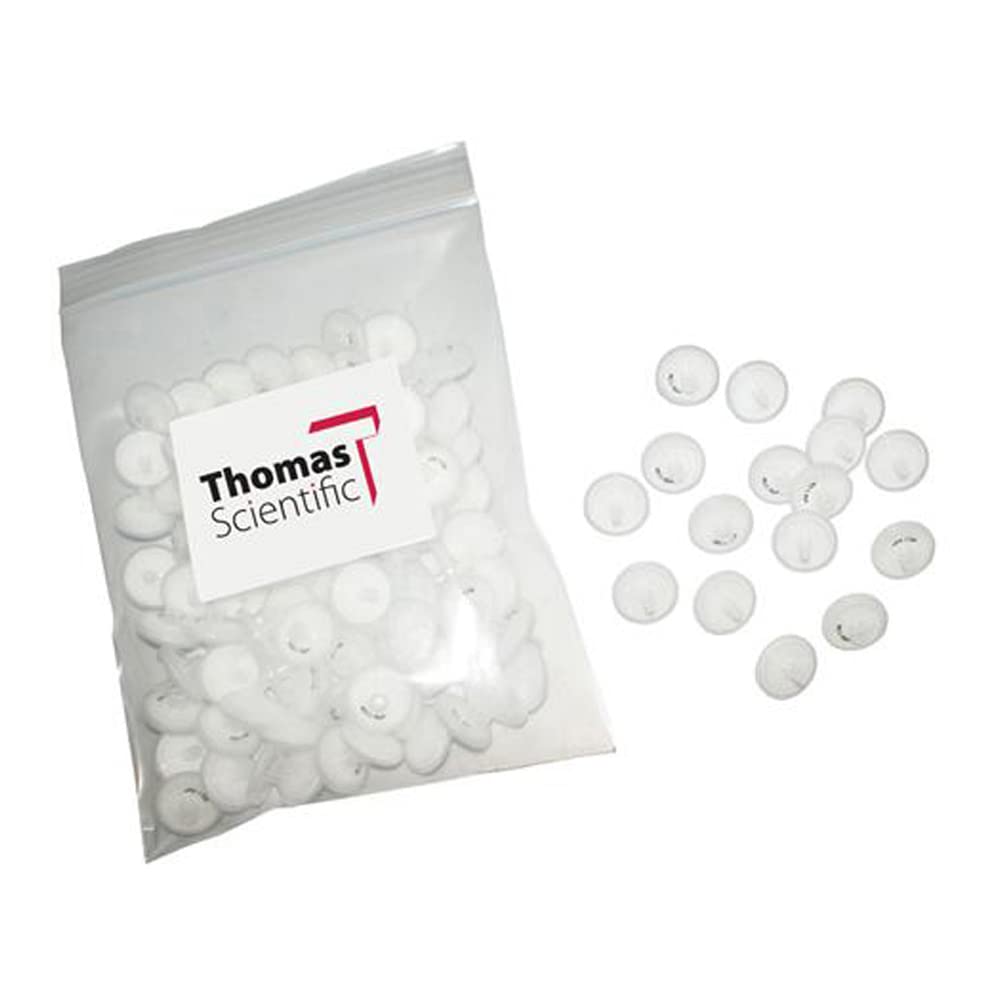 LabExact IWT-ES10084 Cellulose Acetate (CA) Membrane Filtration Syringe Filter, Non-Sterile, Hydrophilic, 0.45µm Pore Size, 25mm Diameter (Pack of 100)