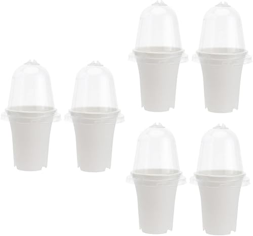 Yardwe 6 piezas de cubierta de asfixia para suculentas, bandeja de plástico, para suculentas, cubierta protectora de plantas de plástico, bandejas disponible en Yaxa Peru