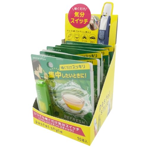 pastel style(�p�X�e���X�^�C��)���t���b�V���~���g�X�e�B�b�N 10�Z�b�g �������O���X�~���g ��e��