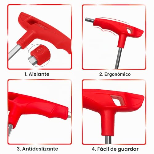 Llave allen 5mm 5 Imagen adicional