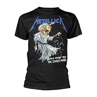 Générique Metallica Tip Scales Homme T-Shirt Manches Courtes Noir Regular/Coupe Standard - Les Beatles, Paul McCartney, John Lennon, RIngo Starr, George Harrison