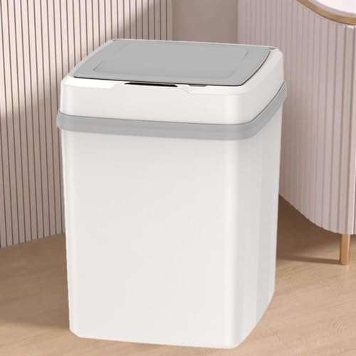 Caneca de basura automática táctil sin contacto azul 12L miniatura 6