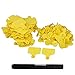 BQLZR Cow Cattle Blank Large Livestock Ear Tag With Yellow Color Pack Of 100