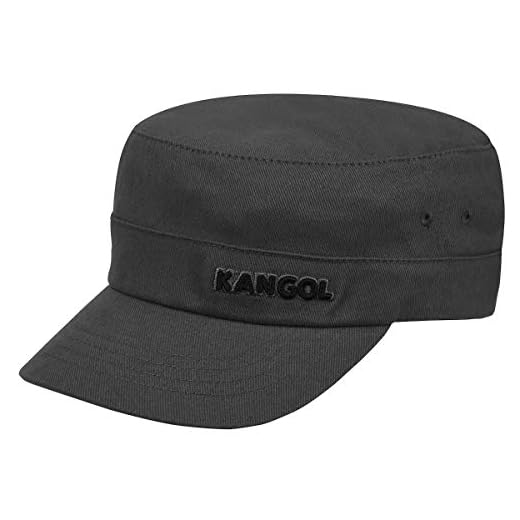 Kangol Flexfit Urban Army Cap by Women/Men - Military Women´s with Peak, Closed Back, Peak Summer All-Season - XXL (62-63 cm) Grey