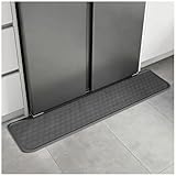 Under Fridge Mat, Premium Silicone Appliance Mat with Lip for Floor Protect, Anti-Slip & Leak Catch Drip Tray for Refrigerator & Water Dispenser & Washing Machine & Dishwasher - 37.4
