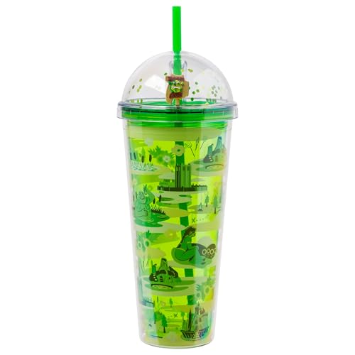 Image of Silver Buffalo DreamWorks Shrek Swamp, Dome Top Travel Tumbler, 24oz