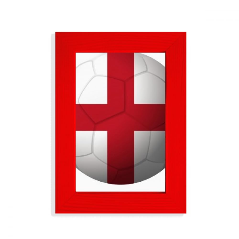 Cadre photo Angleterre rouge avec finitions haut de gamme
