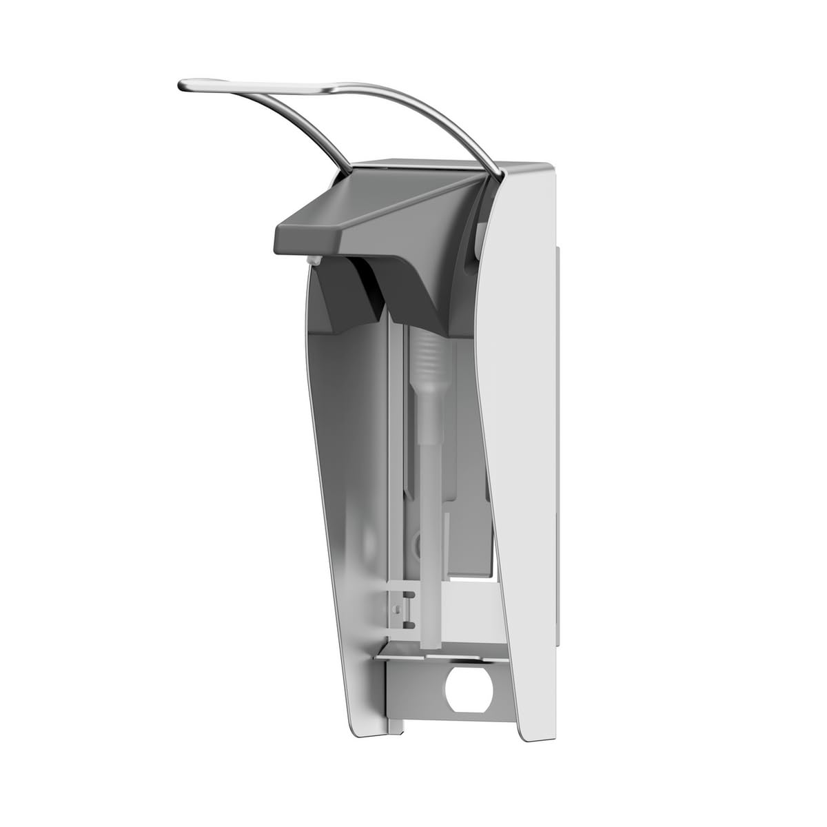 Original Eurospender ingo-man® go mit Bedienhebel, 500 ml, Seifenspender und Desinfektionsmittelspender für Wandbefestigung aus hochwertigem Aluminium Made in Europe [NEUES Modell 2026]