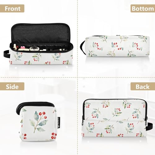 Bolsa de viaje para herramientas de cabello Berry Branch White para plancha, rizador, secadora y accesorios, organizador portátil resistente al calor para mujeres miniatura 5