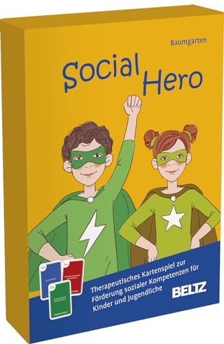 Social Hero: Therapeutisches Kartenspiel zur Förderung sozialer Kompetenzen für Kinder und Jugendliche. 140 Spielkarten und 16-seitiges Booklet in stabiler Box (Beltz Therapiespiele)