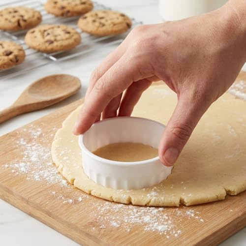 Chef Aid Ensemble de découpoirs à pâtisserie – 6 pièces Rondes et carrées à Bord cannelé – emporte-pièces en Plastique sans BPA, lavables au Lave-Vaisselle – vue 3